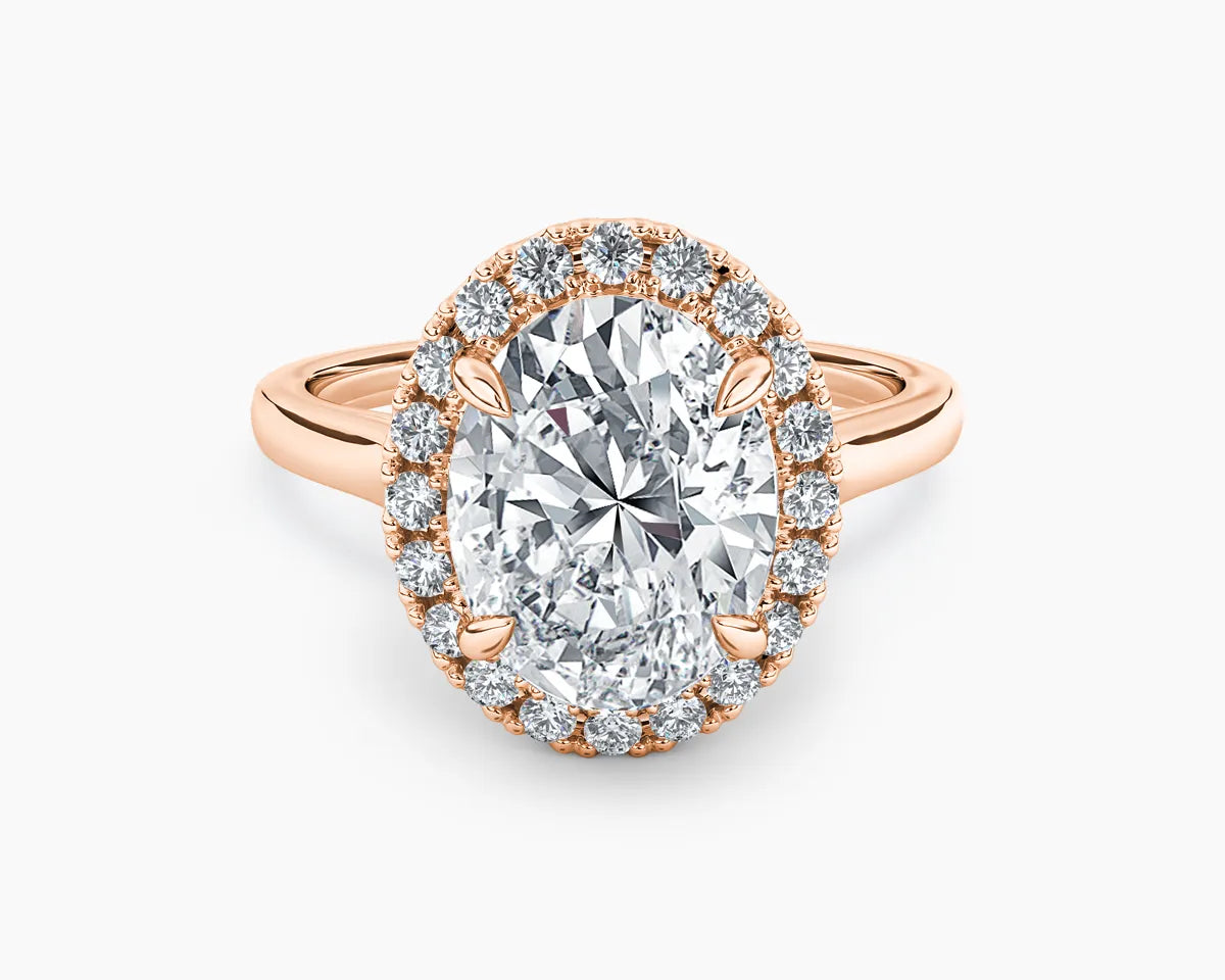 Maya Halo Lab Grown Diamond Engagement Ring