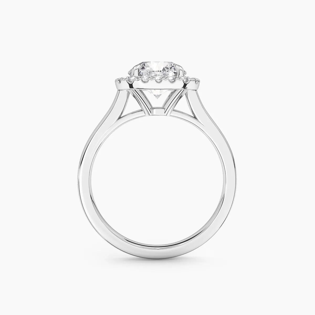 Maya Halo Lab Grown Diamond Engagement Ring