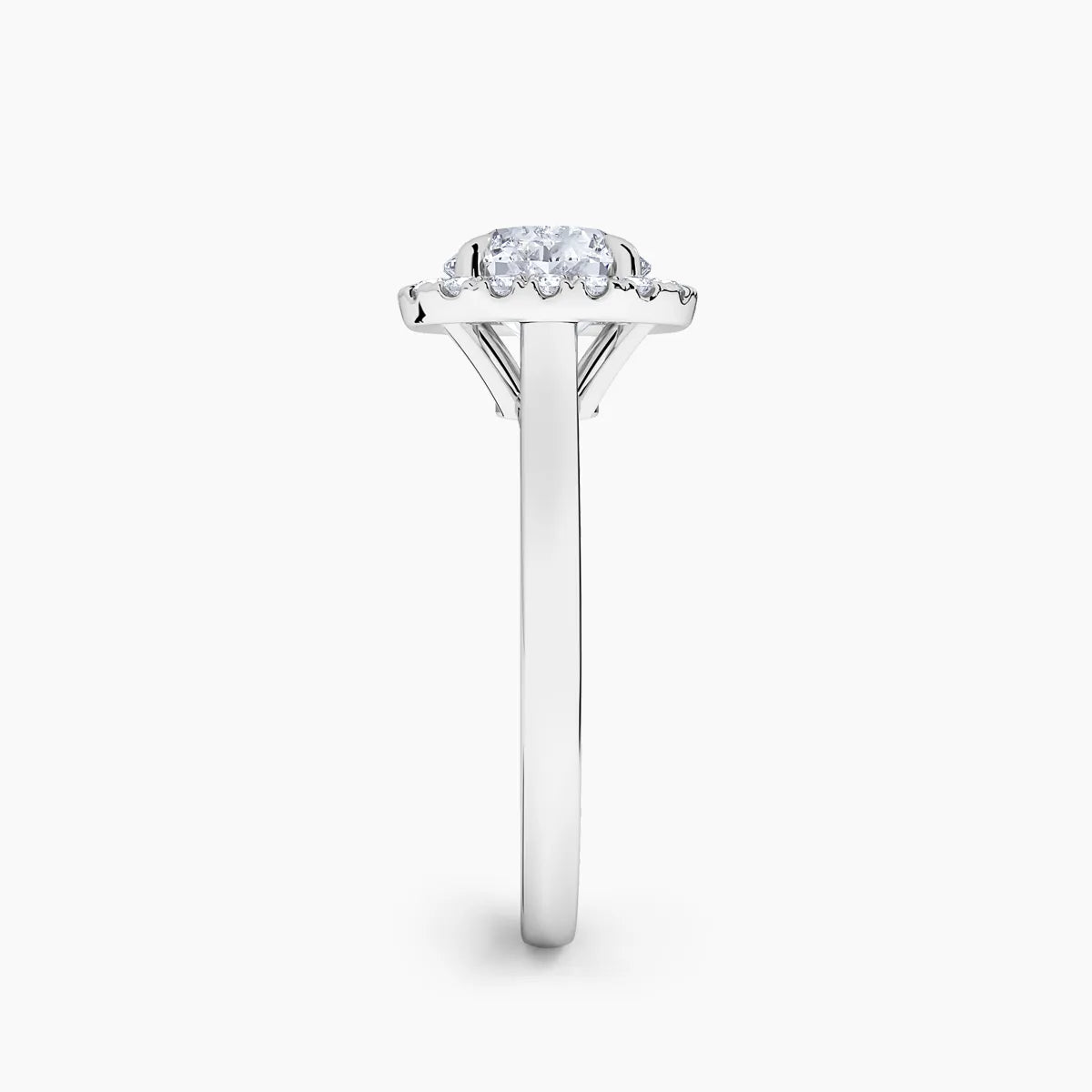 Maya Halo Lab Grown Diamond Engagement Ring
