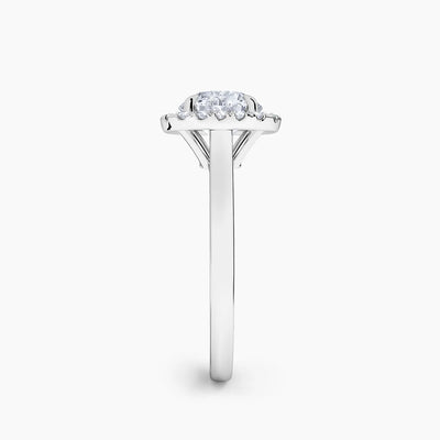 Maya Halo Lab Grown Diamond Engagement Ring