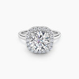 Maya Halo Lab Grown Diamond Engagement Ring