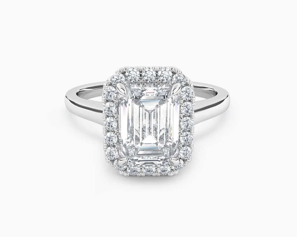 Maya Halo Lab Grown Diamond Engagement Ring