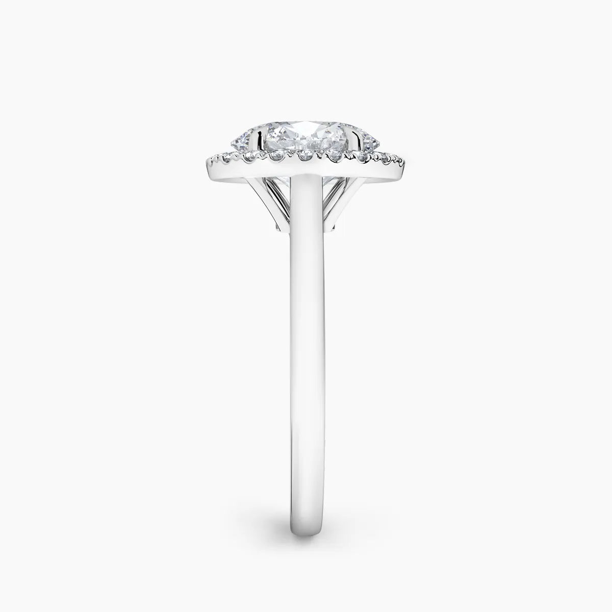Maya Halo Lab Grown Diamond Engagement Ring