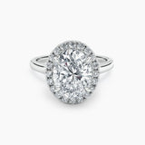 Maya Halo Lab Grown Diamond Engagement Ring