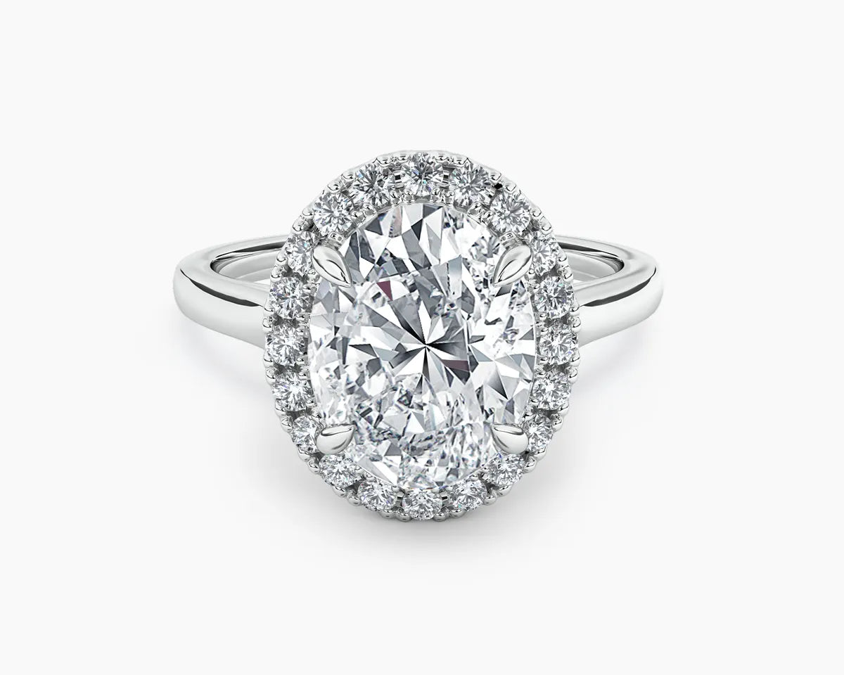 Maya Halo Lab Grown Diamond Engagement Ring