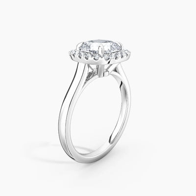 Maya Halo Lab Grown Diamond Engagement Ring