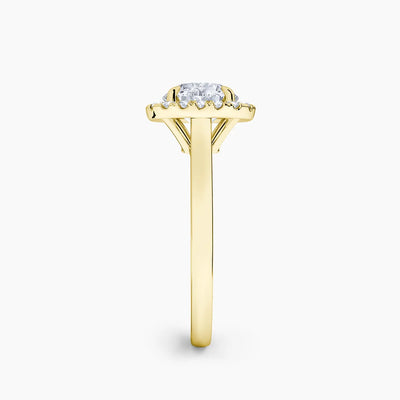 Maya Halo Lab Grown Diamond Engagement Ring