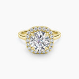 Maya Halo Lab Grown Diamond Engagement Ring