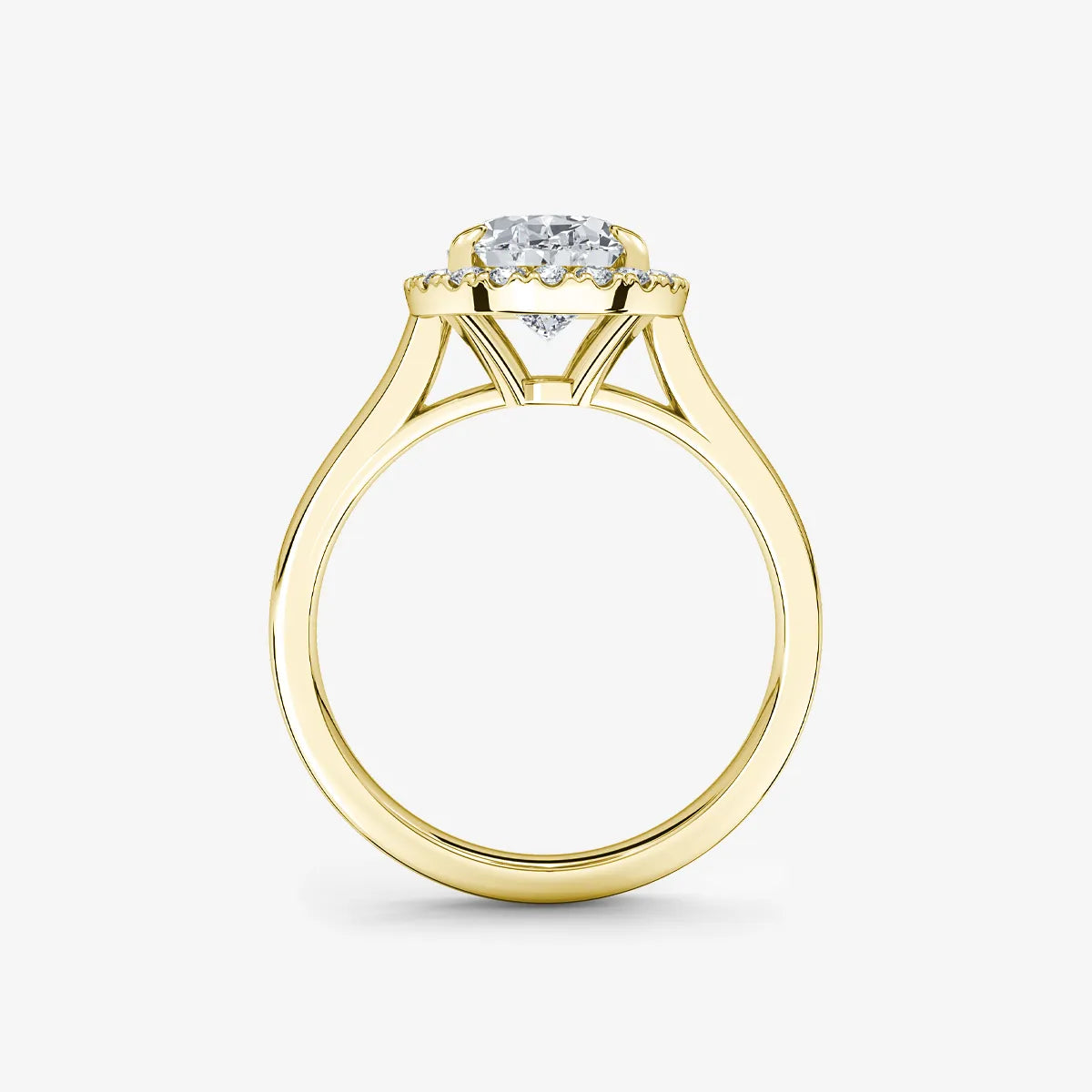 Maya Halo Lab Grown Diamond Engagement Ring
