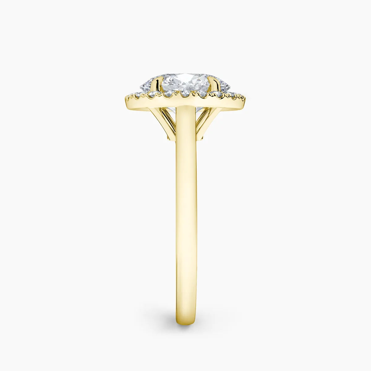 Maya Halo Lab Grown Diamond Engagement Ring