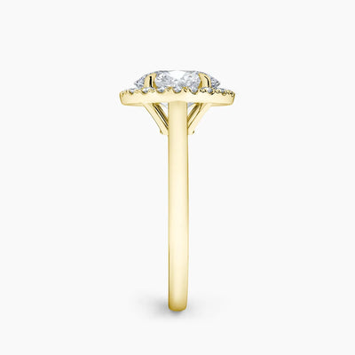 Maya Halo Lab Grown Diamond Engagement Ring