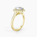 Maya Halo Lab Grown Diamond Engagement Ring