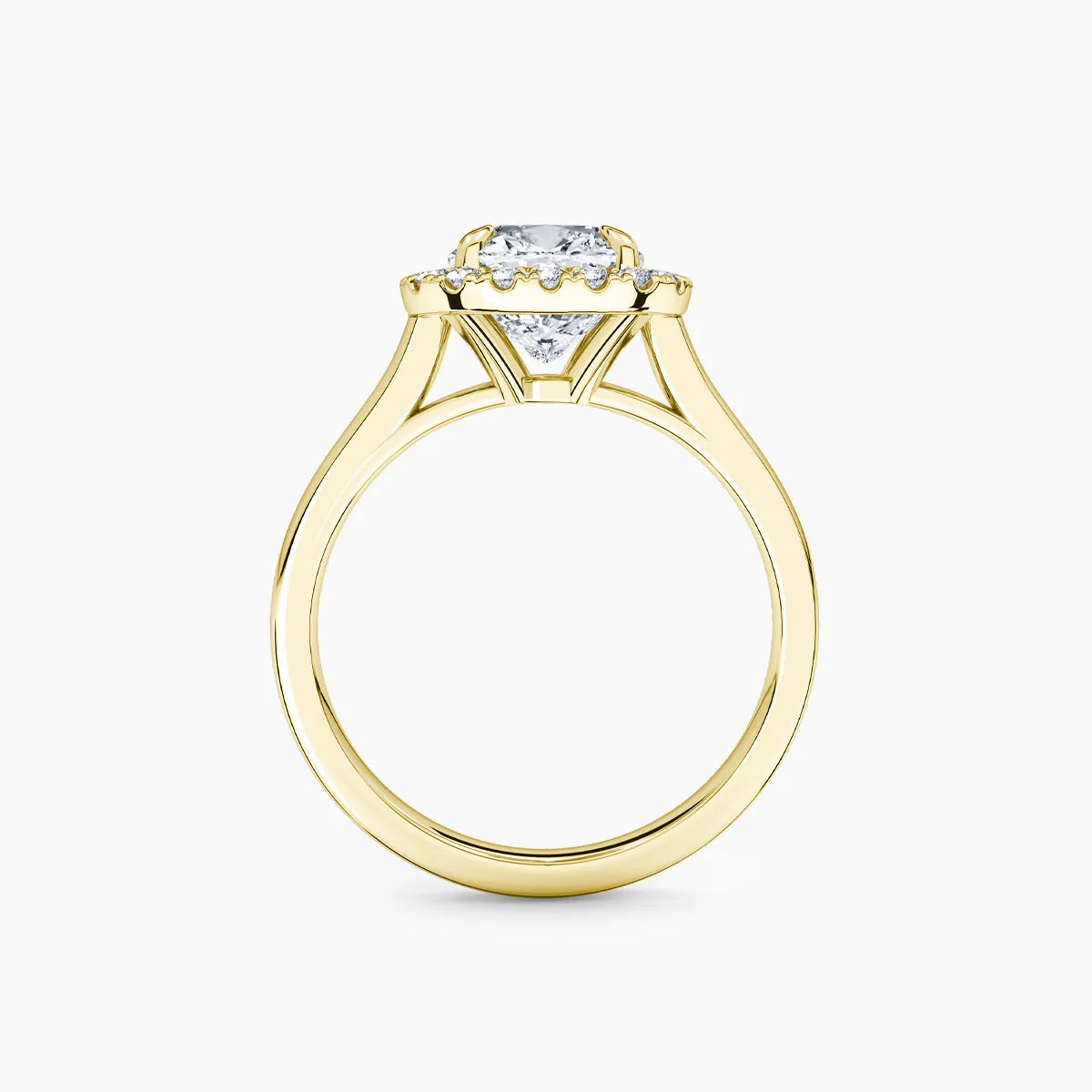 Maya Halo Lab Grown Diamond Engagement Ring