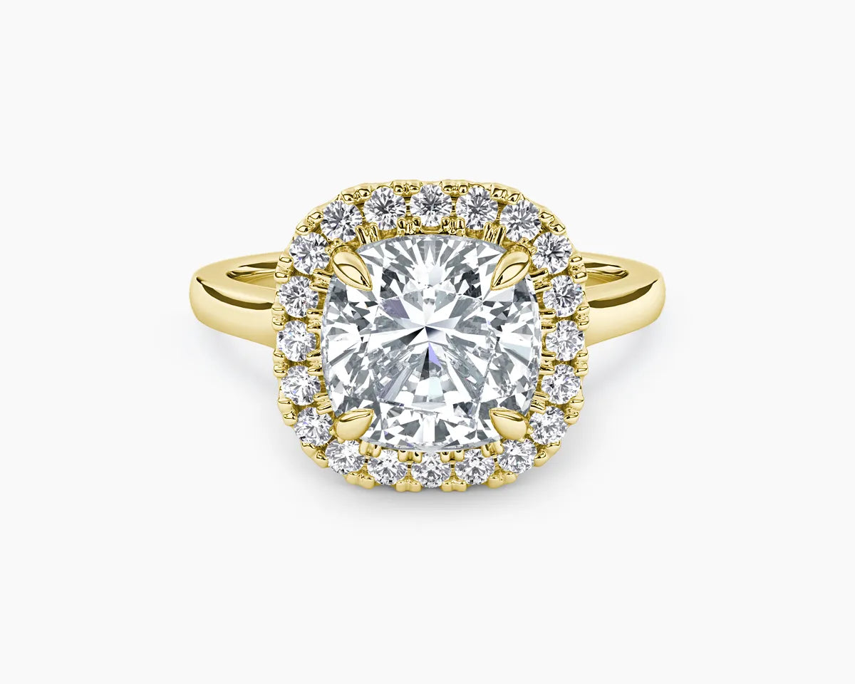 Maya Halo Lab Grown Diamond Engagement Ring