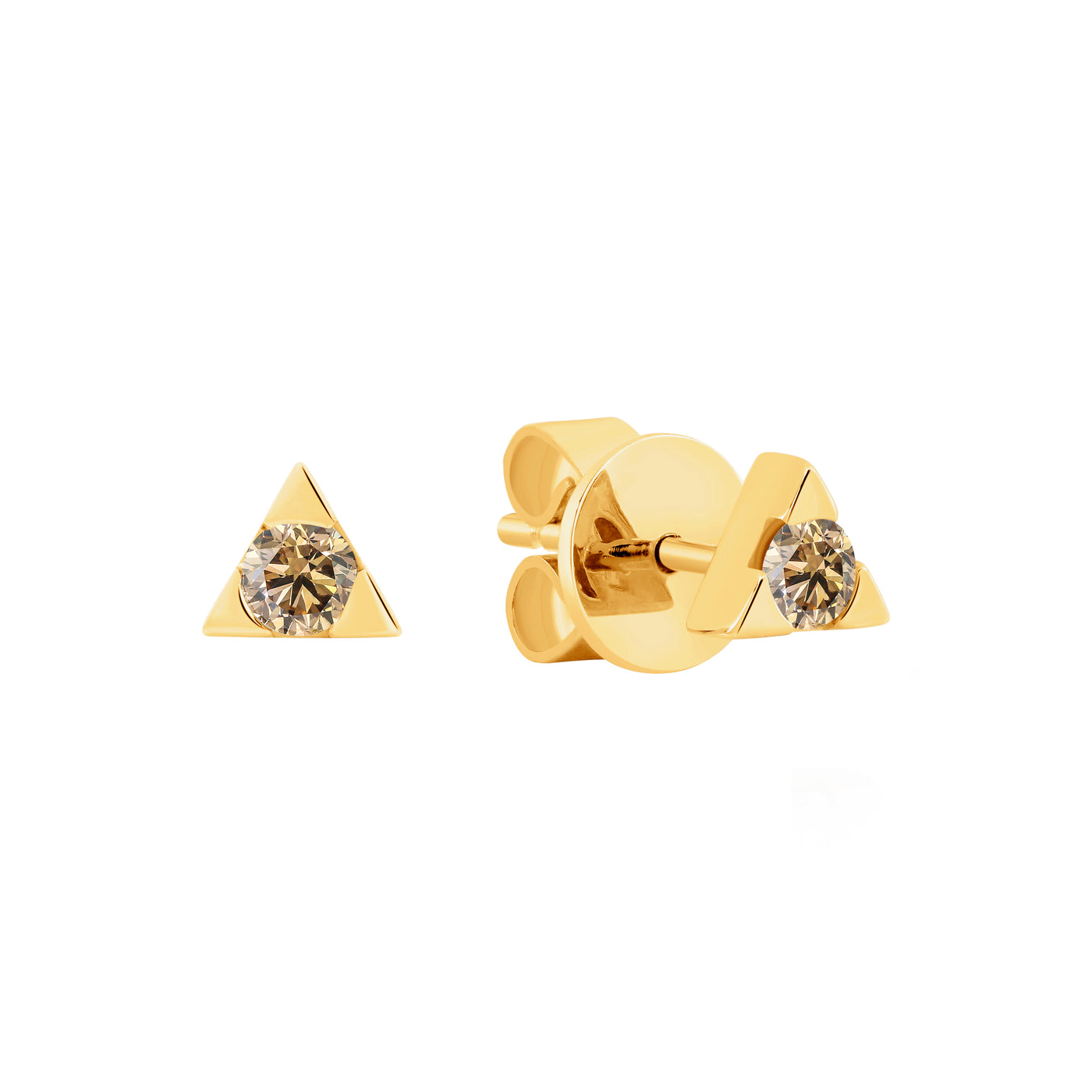 Australian Chocolate Diamonds - "Bermuda Earrings"