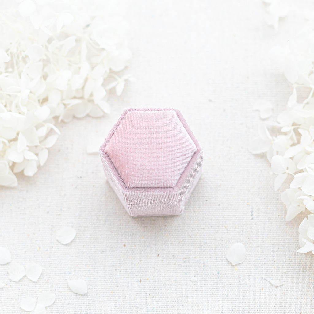 Wedding Ring Box Engagement Ring Box Hexagonal