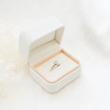 Double Wedding Ring Box Modern Engagement Ring Box Wedding Ceremony Gift Jewellery Box Jewellery Tools Packaging