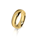 Men's Yellow Gold Wedding Band