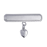 Baby Brooch With Heart Drop