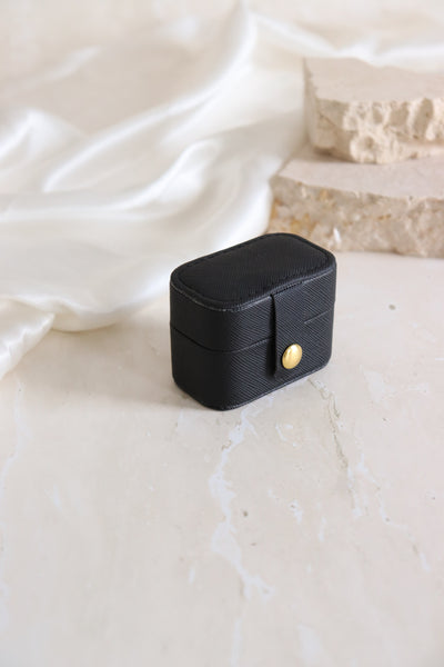 Mini Travel Jewellery Ring Earrings Box