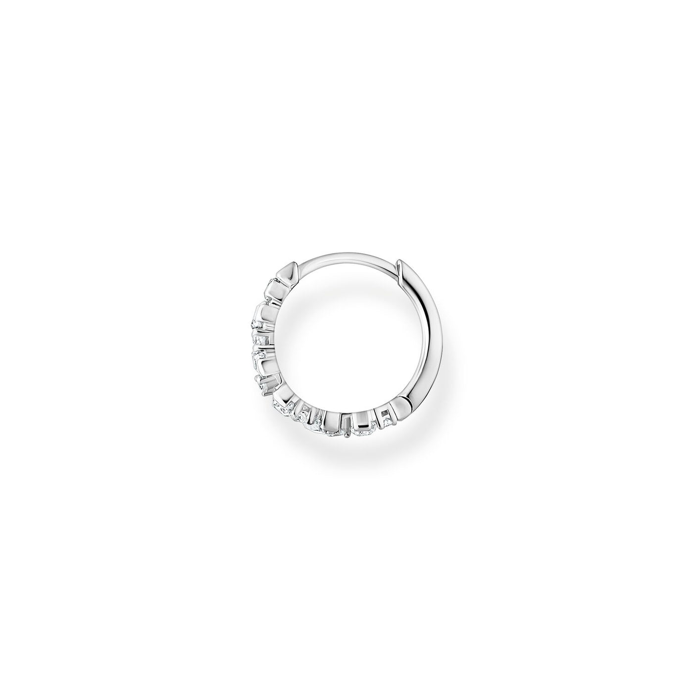 Thomas Sabo Single Hoop Earring Stones Silver