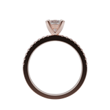 "Demi" One Carat Cushion Cut Lab Grown Diamond Engagement Ring