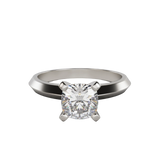 "Hana" Cushion cut  Solitaire Diamond Lab Grown Engagement Ring