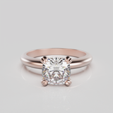 "Holly" Cushion Cut Diamond Solitaire Lab Grown Ring
