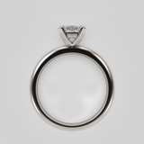"Holly" Cushion Cut Diamond Solitaire Lab Grown Ring