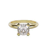 "Holly" Cushion Cut Diamond Solitaire Lab Grown Ring