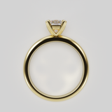 "Holly" Cushion Cut Diamond Solitaire Lab Grown Ring