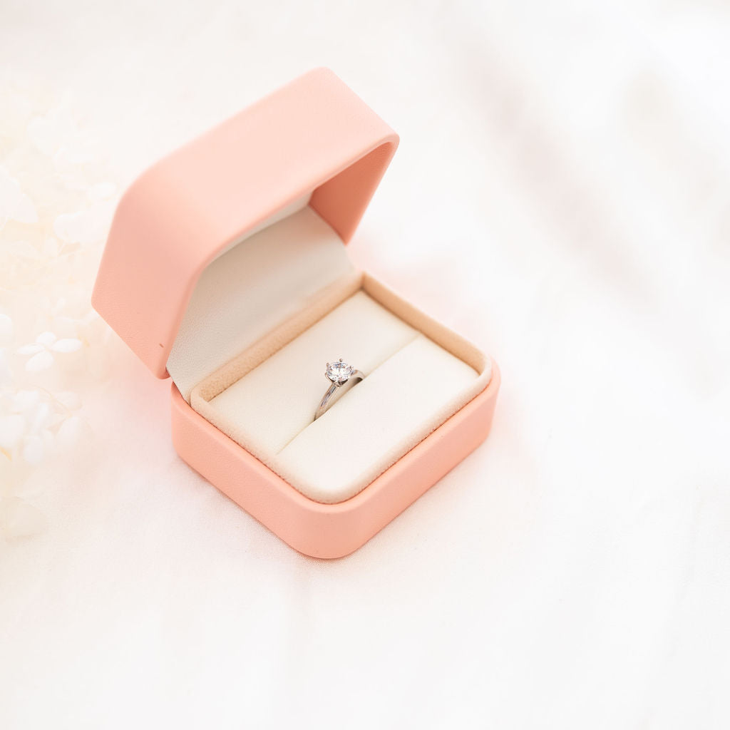 Wedding Ring Box Modern Engagement Ring Box Wedding Ceremony Engagement Proposal Gift Jewellery Box Jewellery Tools Packaging Double Ring Box