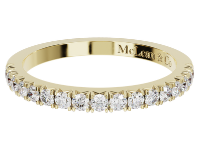 Diamond Wedding Stacker Band