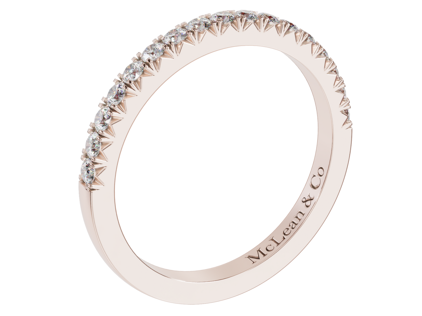 French Dove Tail Wedding Bands