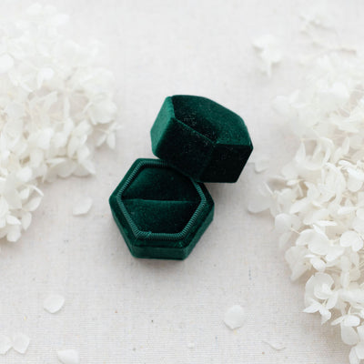 Wedding Ring Box Engagement Ring Box Hexagonal