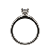 "London" Emerald Cut Diamond Solitaire Engagement Ring