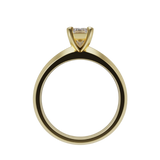 "London" Emerald Cut Diamond Solitaire Engagement Ring