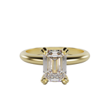 "Luxe" Emerald Cut Engagement Ring