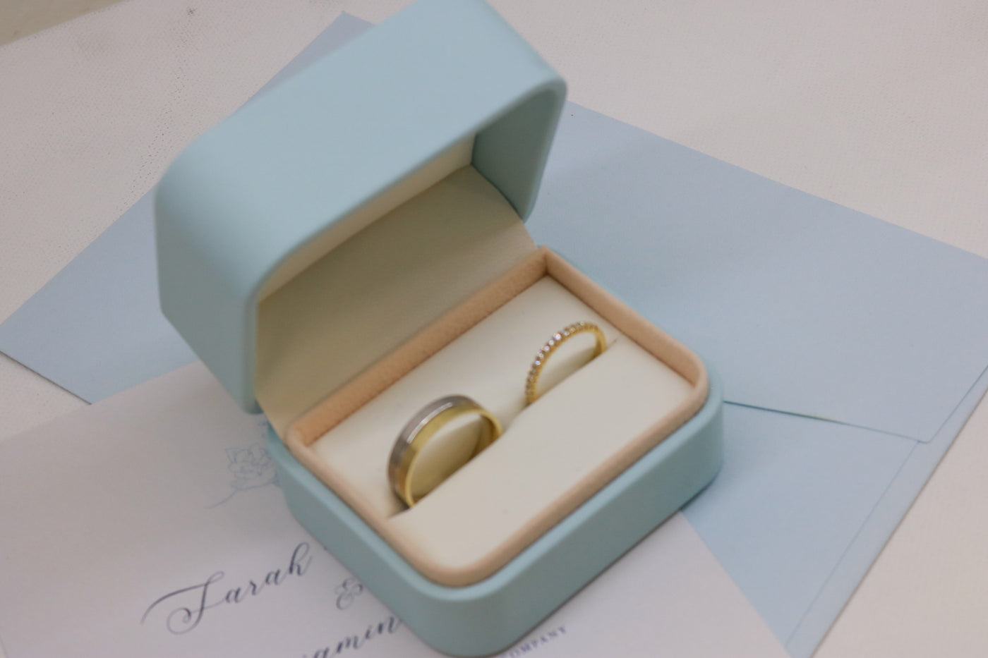 Wedding Ring Box Engagement Ring Box Wedding Ceremony Engagement Proposal Gift Jewellery Box Jewellery Tools Packaging Double Ring Box