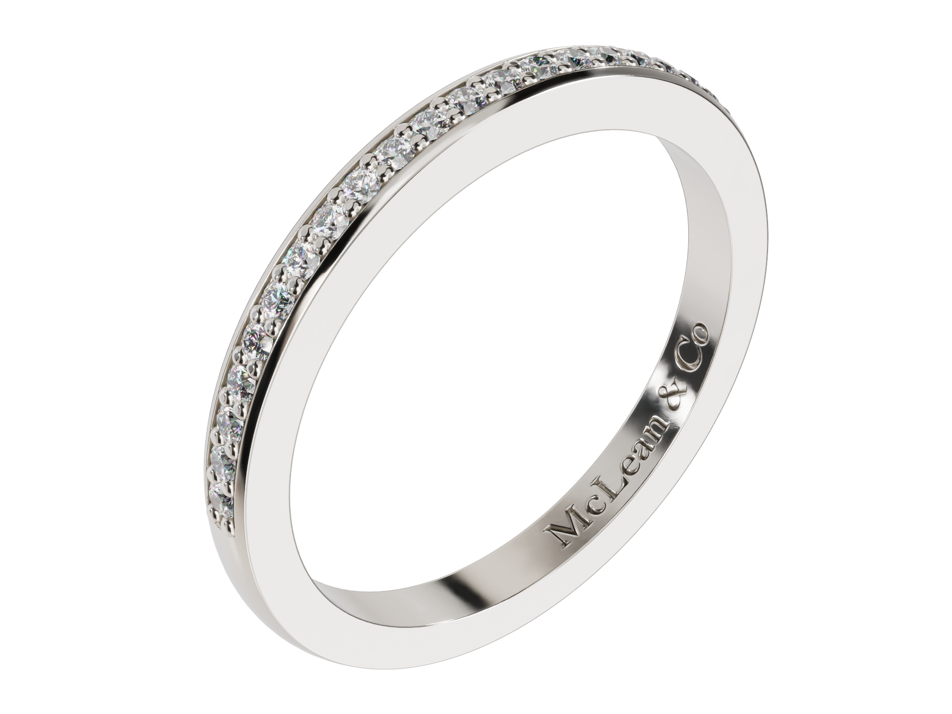 Diamond Wedding Ring Grain Set