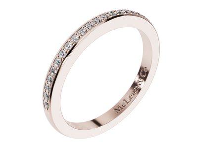 Diamond Wedding Ring Grain Set