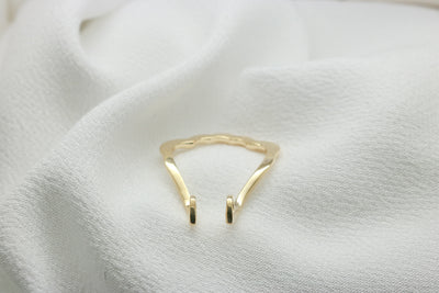 Ring Keeper Holder 9ct Yellow Gold, Rose,  White Gold