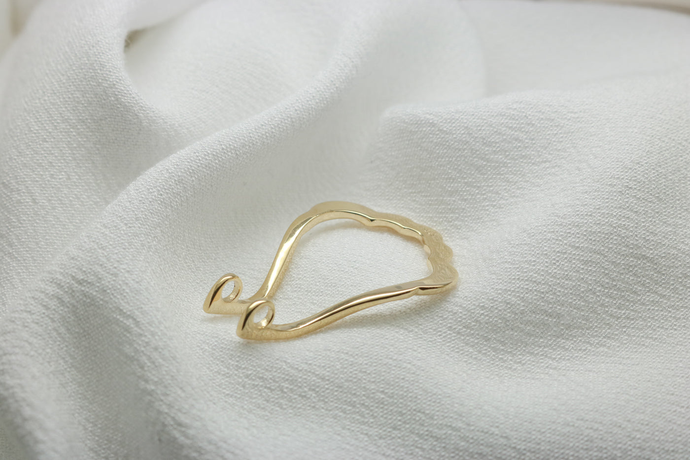 Ring Keeper Holder 9ct Yellow Gold, Rose,  White Gold