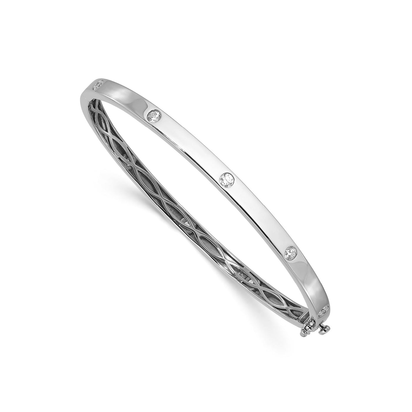 0.7ct Lab Grown Diamond Bracelet in 18K White Gold