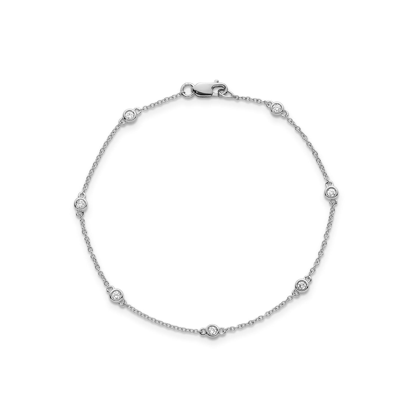 Minimalist Diamond Bracelet Lab Grown