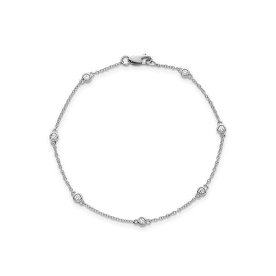 Minimalist Diamond Bracelet Lab Grown