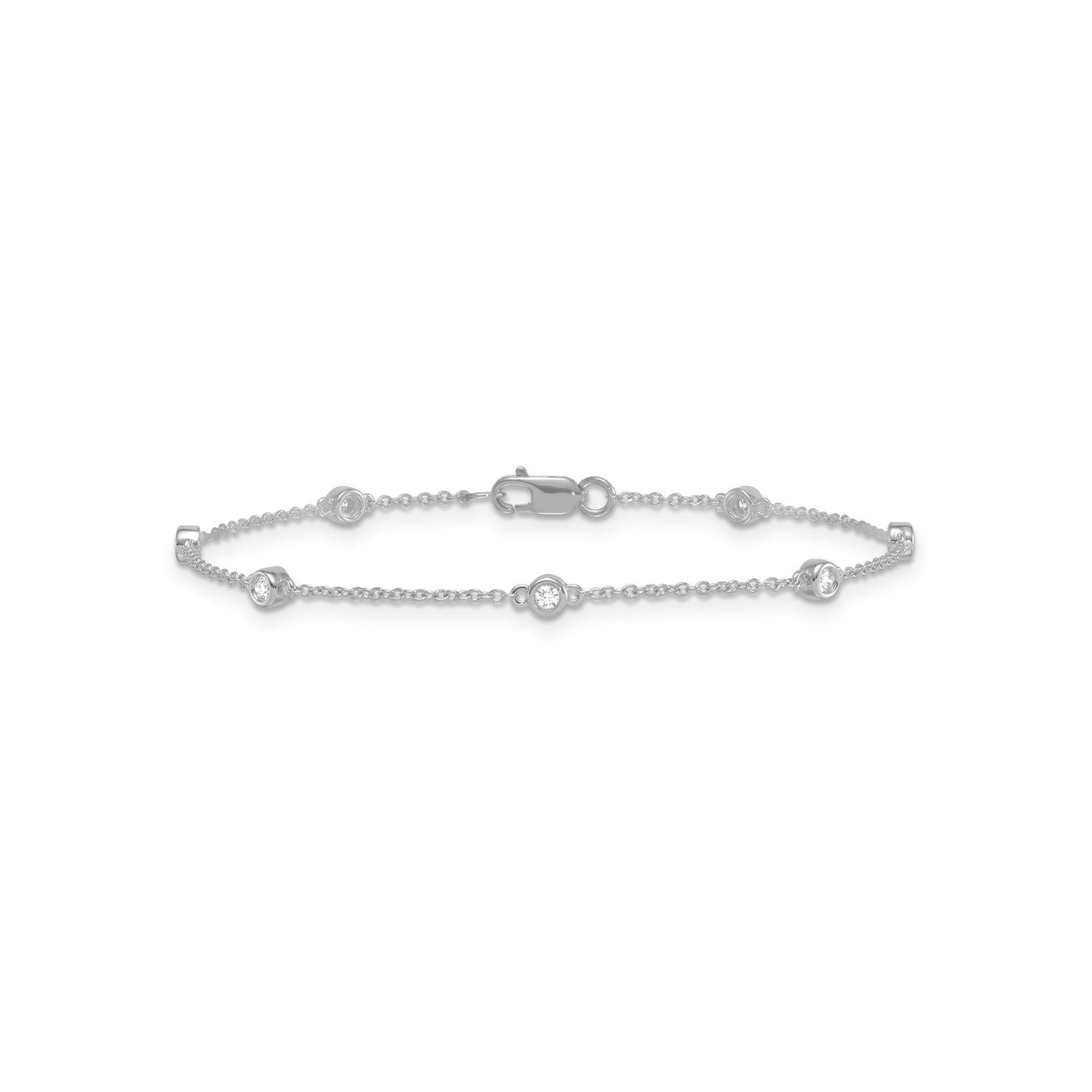 Minimalist Diamond Bracelet Lab Grown