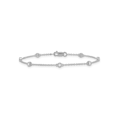 Minimalist Diamond Bracelet Lab Grown