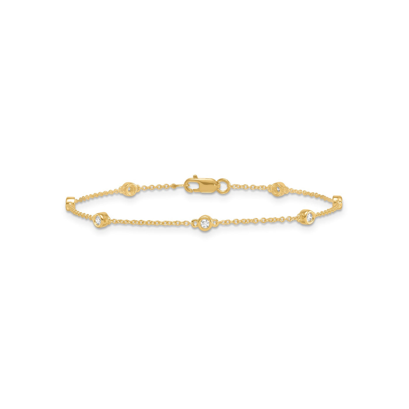 Minimalist Diamond Bracelet Lab Grown