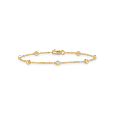 Minimalist Diamond Bracelet Lab Grown